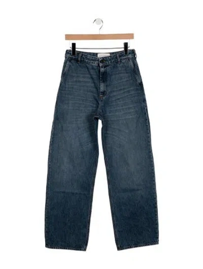 Pre-owned Kallmeyer High-rise Wide Leg Jeans In Blue