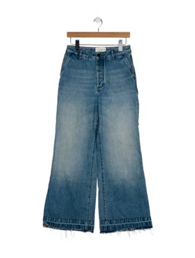 Pre-owned Kallmeyer High-rise Wide Leg Jeans In Blue