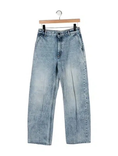 Pre-owned Kallmeyer High-rise Wide Leg Jeans In Blue