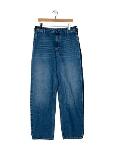 Pre-owned Kallmeyer High-rise Wide Leg Jeans In Blue