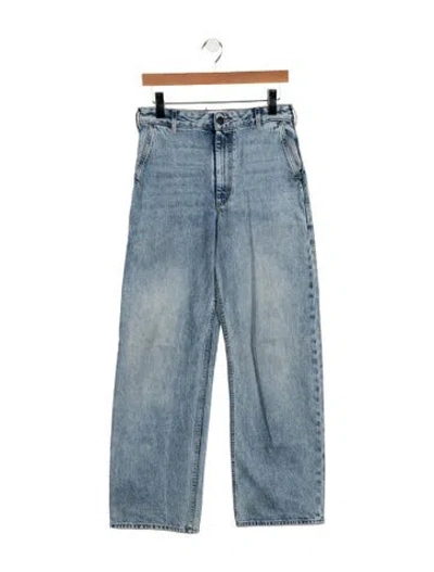 Pre-owned Kallmeyer High-rise Wide Leg Jeans In Blue
