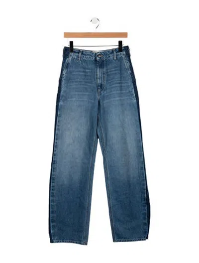 Pre-owned Kallmeyer High-rise Wide Leg Jeans In Blue