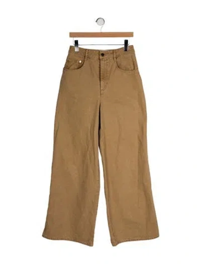 Pre-owned Kallmeyer High-rise Wide Leg Jeans In Neutral