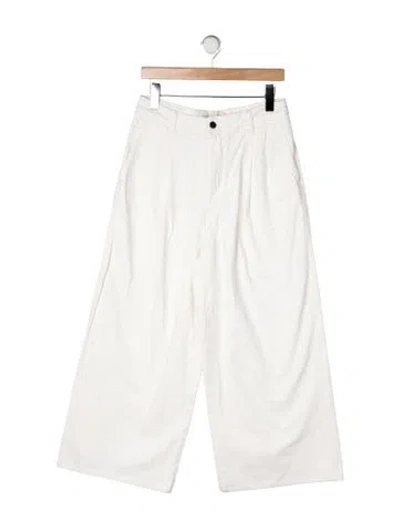 Pre-owned Kallmeyer High-rise Wide Leg Jeans In Neutrals