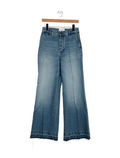 Pre-owned Kallmeyer High-rise Wide Leg Jeans W/ Tags In Blue