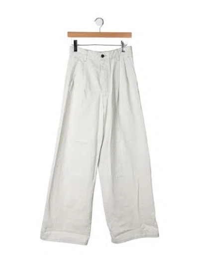 Pre-owned Kallmeyer High-rise Wide Leg Jeans W/ Tags In Neutrals