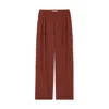 Kallmeyer Houghton Pleated Trousers In Brick