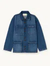 Kallmeyer Jacques Worker Jacket Dark Stonewash L In Blue