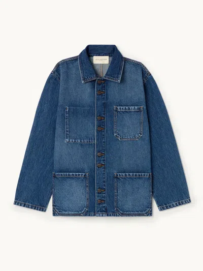 Kallmeyer Jacques Worker Jacket Dark Stonewash L In Blue