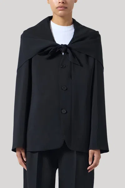 Kallmeyer Jamie Tie-detailed Cady Blazer In Black