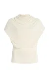 Kallmeyer Jocelyn Draped Jersey Top