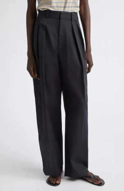 Kallmeyer Joel Pleated Trousers In Black