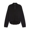 Kallmeyer Josie Layered Cashmere Sweater In Black