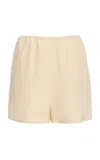 Kallmeyer Jules High-waist Mini Shorts In Neutral