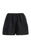 Kallmeyer Jules Silk Mini Short In Black