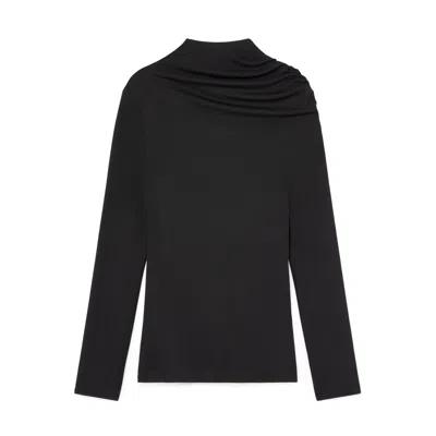 Kallmeyer Klein Draped Top In Black