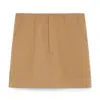 Kallmeyer Knox Patch Pocket Miniskirt In Biscuit