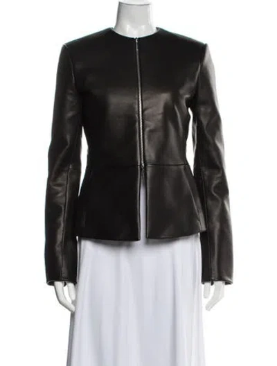 Pre-owned Kallmeyer Lamb Leather Jacket In Black
