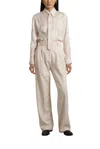 Kallmeyer Le Smoking Trouser In Ecru In White