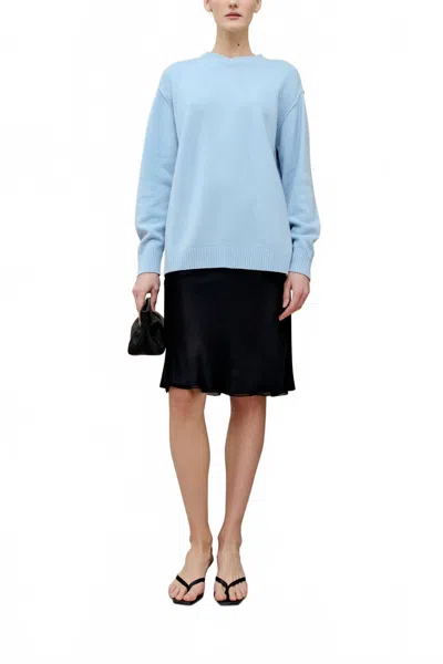 Kallmeyer Lena Longer Length Sweater In Pale Blue