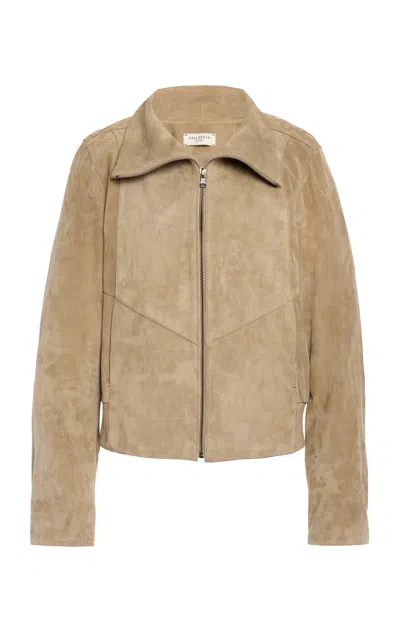 Kallmeyer Liam Leather Bomber In Brown