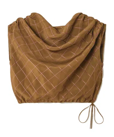 Kallmeyer Lightweight Tie Top In Brown