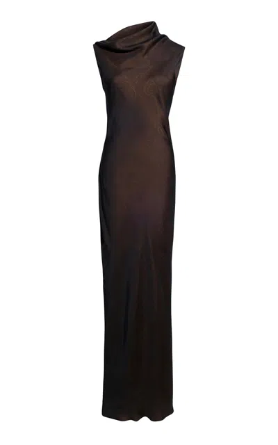 Kallmeyer Lilith Sleeveless Silk Dress In Black