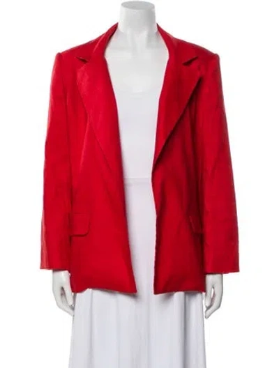 Pre-owned Kallmeyer Linen Evening Jacket In Red