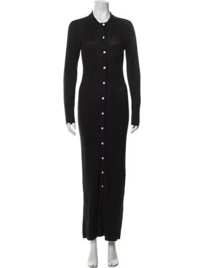 Pre-owned Kallmeyer Linen Long Dress In Blue