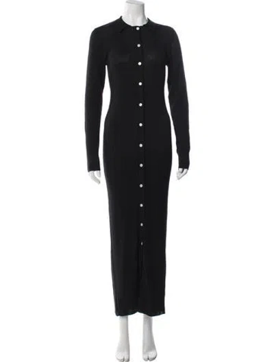 Pre-owned Kallmeyer Linen Long Dress W/ Tags In Black