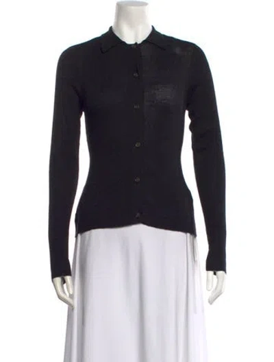 Pre-owned Kallmeyer Linen Sweater In Black