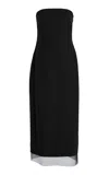 Kallmeyer Lizzy Strapless Maxi Dress In Black