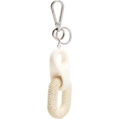 Kallmeyer Lona Keychain In Cacao/silver