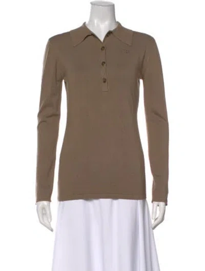 Pre-owned Kallmeyer Long Sleeve Polo In Neutral