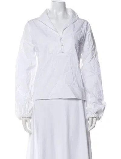 Pre-owned Kallmeyer Long Sleeve Top In White