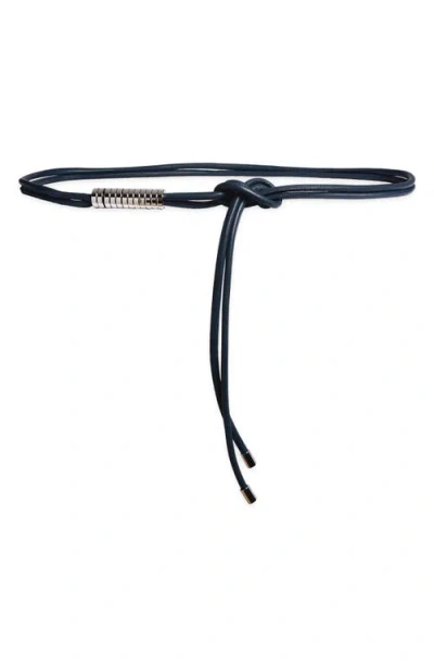Kallmeyer Lowell Wrap Belt In Black