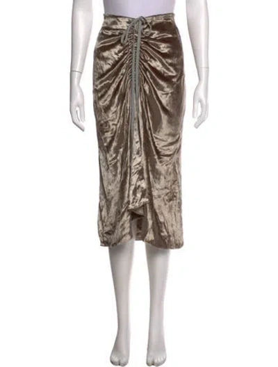 Pre-owned Kallmeyer Midi Length Skirt In Neutral