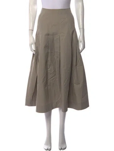 Pre-owned Kallmeyer Midi Length Skirt In Neutrals