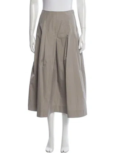 Pre-owned Kallmeyer Midi Length Skirt In Neutrals