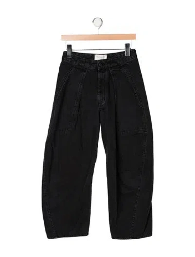 Pre-owned Kallmeyer Mid-rise Straight Leg Jeans In Black