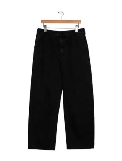 Pre-owned Kallmeyer Mid-rise Straight Leg Jeans In Black