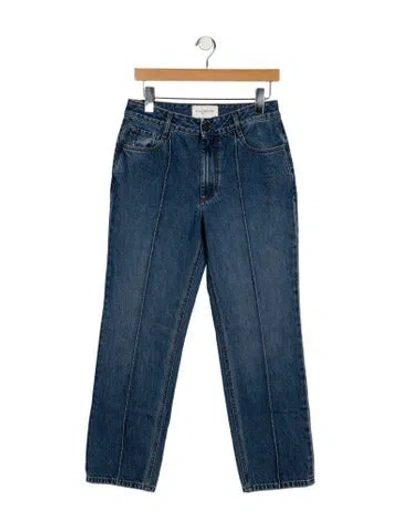 Pre-owned Kallmeyer Mid-rise Straight Leg Jeans In Blue