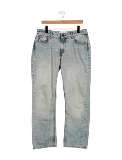 Pre-owned Kallmeyer Mid-rise Straight Leg Jeans In Blue