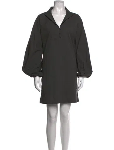 Pre-owned Kallmeyer Mini Dress In Grey