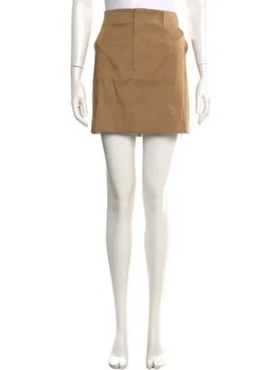 Pre-owned Kallmeyer Mini Skirt In Neutral