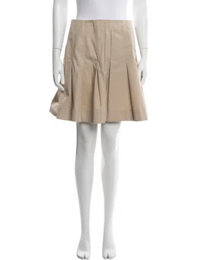 Pre-owned Kallmeyer Mini Skirt In Neutrals