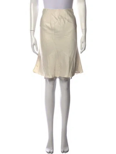 Pre-owned Kallmeyer Mini Skirt In Neutrals