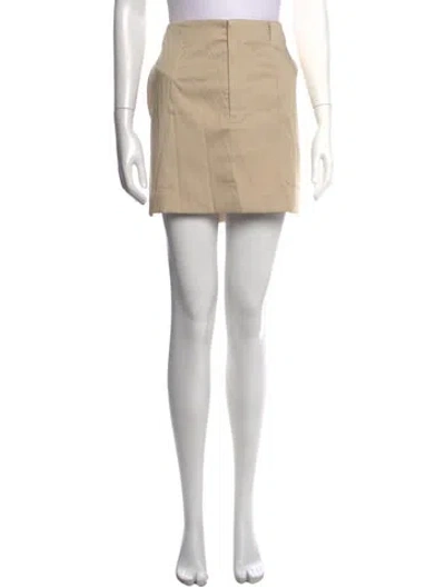Pre-owned Kallmeyer Mini Skirt In Neutrals
