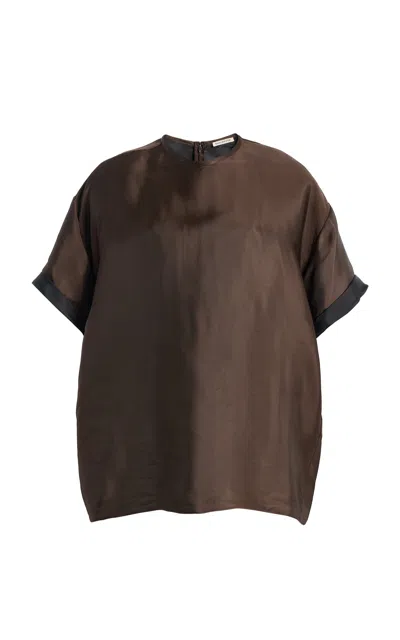 Kallmeyer Otis Boxy T-shirt In Brown