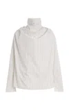 Kallmeyer Penelope Draped Cotton Top